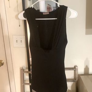 Cute black cotton top